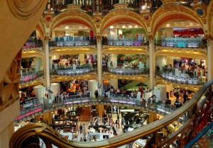 Kaufhaus Les Galeries Lafayette in Paris, Ile de France, Frankreich