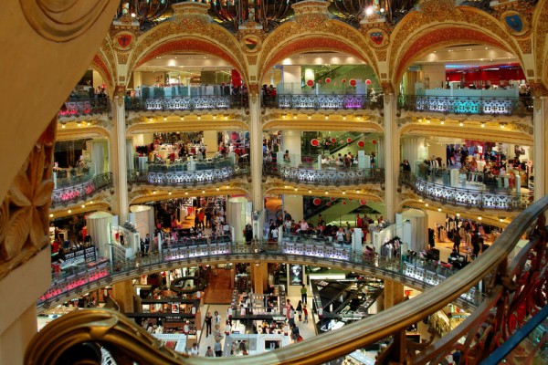 Kaufhaus Les Galeries Lafayette in Paris, Ile de France, Frankreich